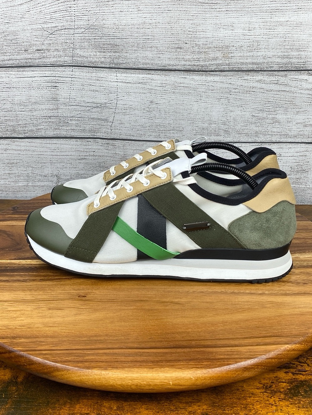 adidas SLVR AR-10 Cruise Trainers Green White Tan Shoes Men’s Sneaker Size 10